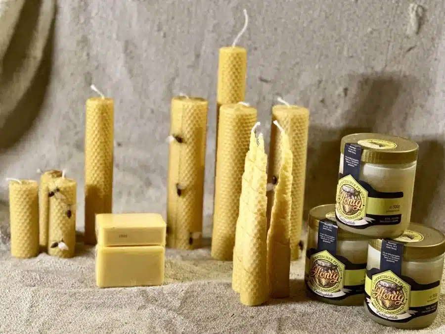 Bienenwachskerzen aus der Manufaktur